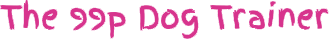 The 99p Dog Trainer Logo